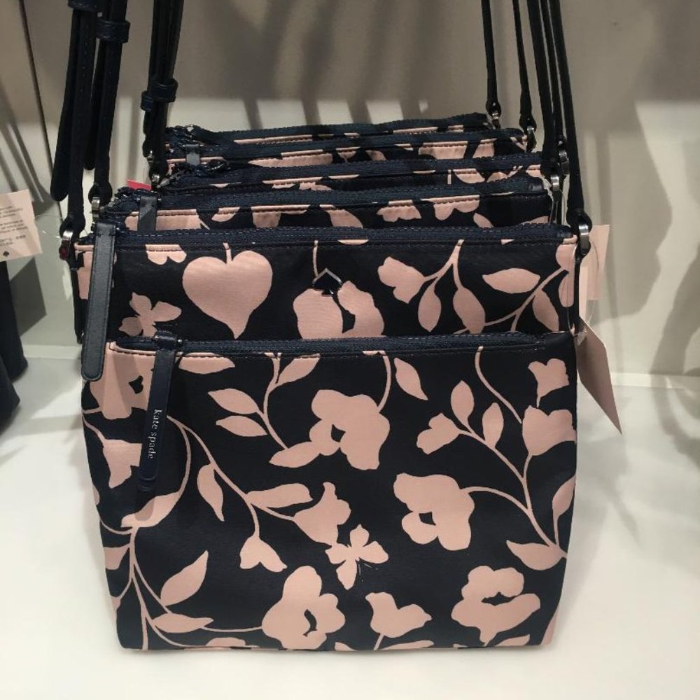 Kate Spade New York Jae garden vine Flat Crossbody - Picture 1 of 2
